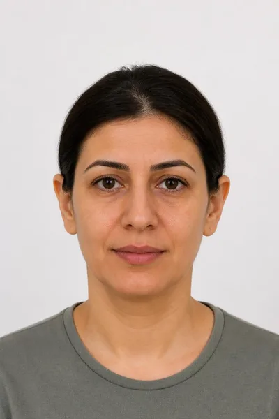 Canada Passport Photo (online renewal): A suitable photo looks like this