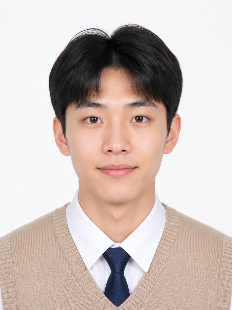 학생증 사진 — AI로 생성한 스타일 예시