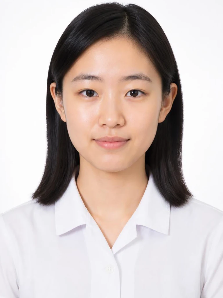 學生證照片 — AI 生成風格範例